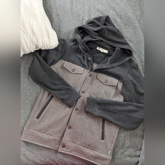 LEVI'S | Snap Button Hoodie Jacket - Picture 1 of 4